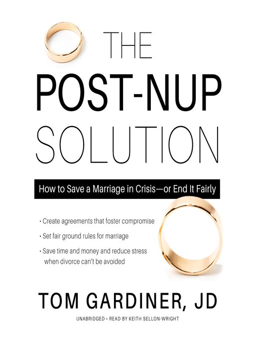 Title details for The Post-Nup Solution by Tom Gardiner JD - Available